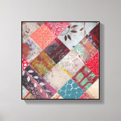 Abstract Botanisch Canvas Afdruk (Voorkant)