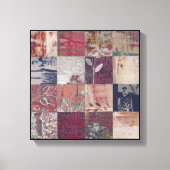 Abstract Botanisch Canvas Afdruk (Voorkant)