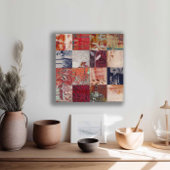 Abstract Botanisch Canvas Afdruk