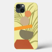 Abstract botanisch genot Case-Mate iPhone case (Achterkant)