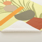 Abstract botanisch genot sherpa deken (3/4)