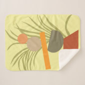 Abstract botanisch genot sherpa deken (Voorkant (horizontaal))