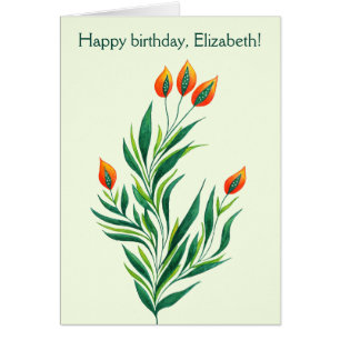 Abstract Botanisch Kunstlentekort Plant