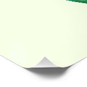 Abstract Botanisch Kunstlentekort Plant Perfect Poster (Hoek)
