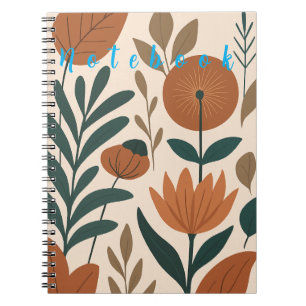 Abstract botanisch Notitieboek