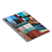 Abstract boten - notitieboek (Rechterzijde)