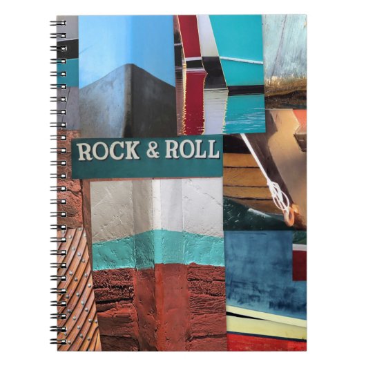 Abstract boten - notitieboek (Voorkant)