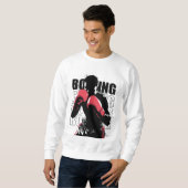 Abstract Boxer Silhouette T-shirt Design - Dynamic (Voorkant volledig)
