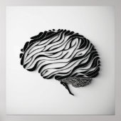 Abstract brain poster (Voorkant)