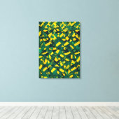 Abstract Braziliaans patroon Canvas Afdruk (Insitu (Houten vloer))