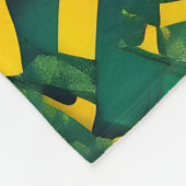 Abstract Braziliaans patroon Fleece Deken (Hoek)