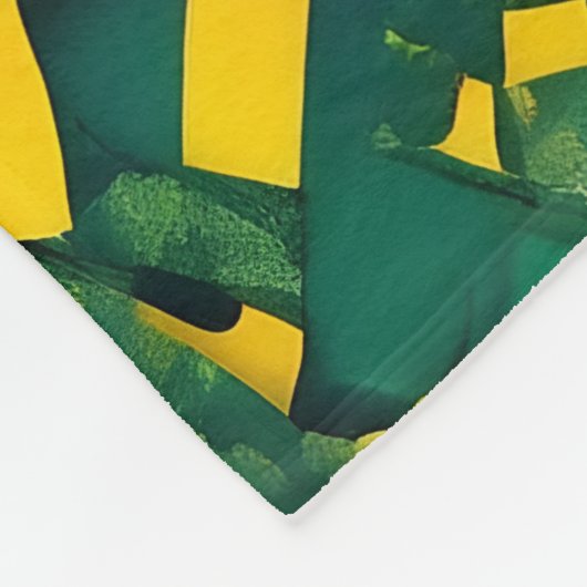 Abstract Braziliaans patroon Fleece Deken (Hoek)