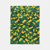 Abstract Braziliaans patroon Fleece Deken (Voorkant)