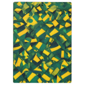 Abstract Braziliaans patroon Klembord (Achterkant)