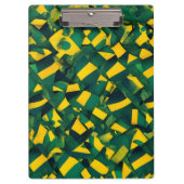 Abstract Braziliaans patroon Klembord (Voorkant)