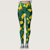 Abstract Braziliaans patroon Leggings (Voorkant)