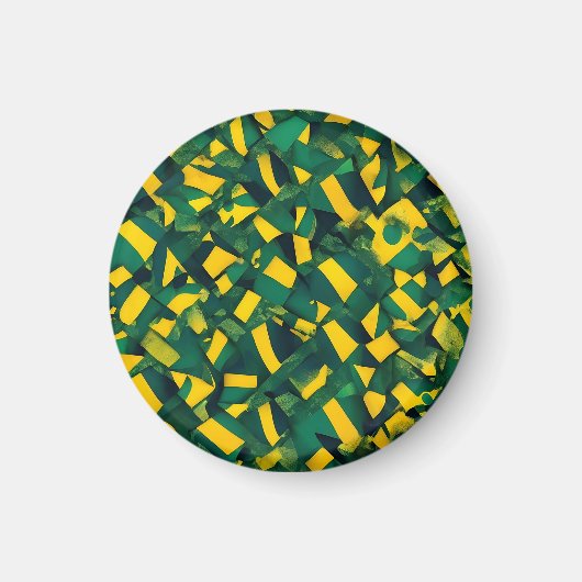 Abstract Braziliaans patroon Magneet (Voorkant)