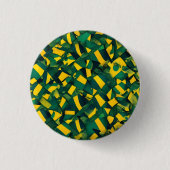Abstract Braziliaans patroon Ronde Button 3,2 Cm (Voorkant)