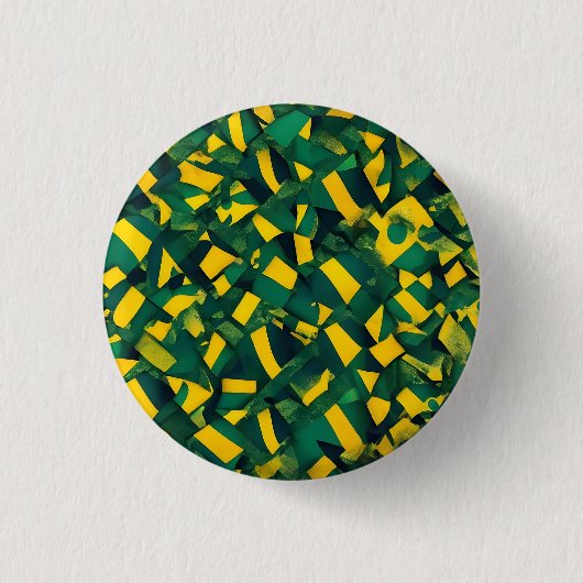 Abstract Braziliaans patroon Ronde Button 3,2 Cm (Voorkant)