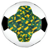 Abstract Braziliaans patroon Voetbal (Gedraaid)