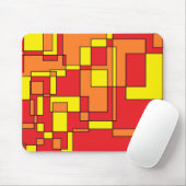 Abstract brick-patroon muismat (Met muis)