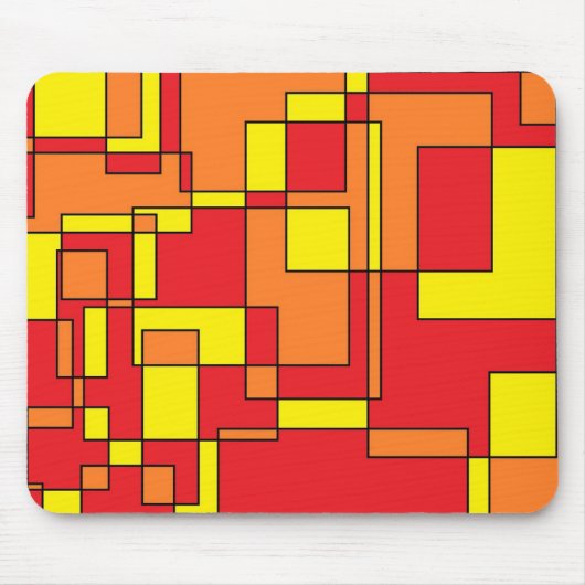 Abstract brick-patroon muismat (Voorkant)