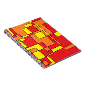 Abstract brick-patroon notitieboek (Rechterzijde)