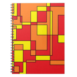 Abstract brick-patroon notitieboek