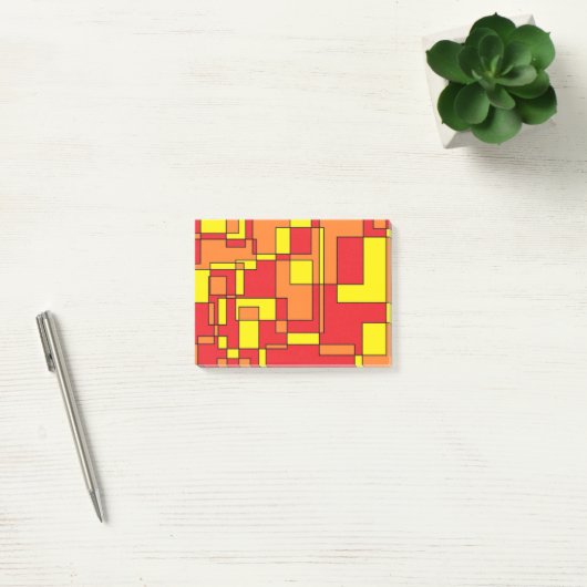 Abstract brick-patroon post-it® notes (Kantoor)