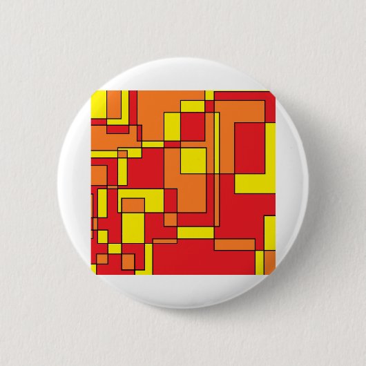 Abstract brick-patroon ronde button 5,7 cm (Voorkant)