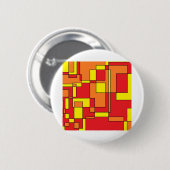 Abstract brick-patroon ronde button 5,7 cm (Voorkant /achterkant)