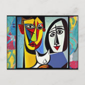 Abstract Briefkaart (Voorkant)