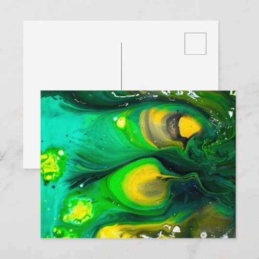 Abstract Briefkaart (Voorkant / Achterkant)