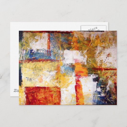 Abstract Briefkaart (Voorkant / Achterkant)