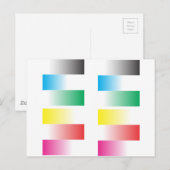 abstract briefkaart (Voorkant / Achterkant)