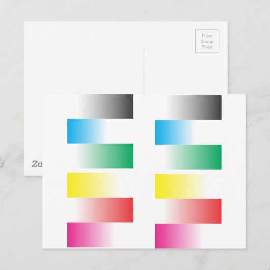 abstract briefkaart (Voorkant / Achterkant)