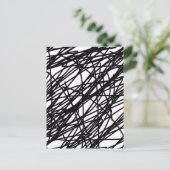 Abstract Briefkaart (Staand voorkant)