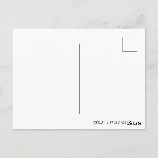 Abstract Briefkaart (Achterkant)