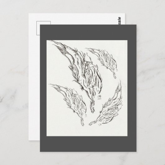 abstract briefkaart (Voorkant / Achterkant)