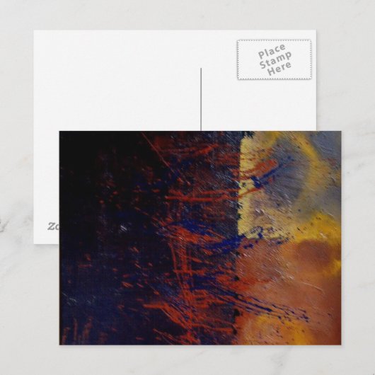 abstract briefkaart (Voorkant / Achterkant)
