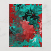 Abstract Briefkaart (Voorkant)