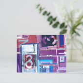 ABSTRACT BRIEFKAART (Staand voorkant)