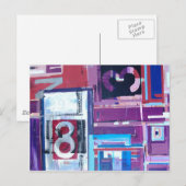 ABSTRACT BRIEFKAART (Voorkant / Achterkant)