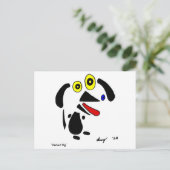Abstract Briefkaart (Staand voorkant)