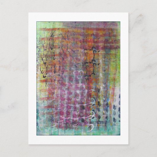 Abstract Briefkaart (Voorkant)