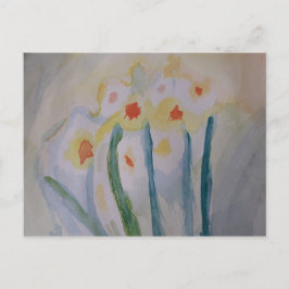 Abstract Briefkaart Daffodils