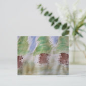 Abstract Briefkaart Fir Trees (Staand voorkant)
