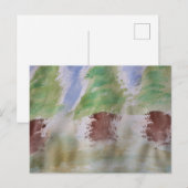 Abstract Briefkaart Fir Trees (Voorkant / Achterkant)