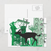 Abstract Briefkaart Impala (Voorkant / Achterkant)