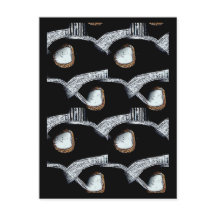 Abstract Briefkaart van Afrika